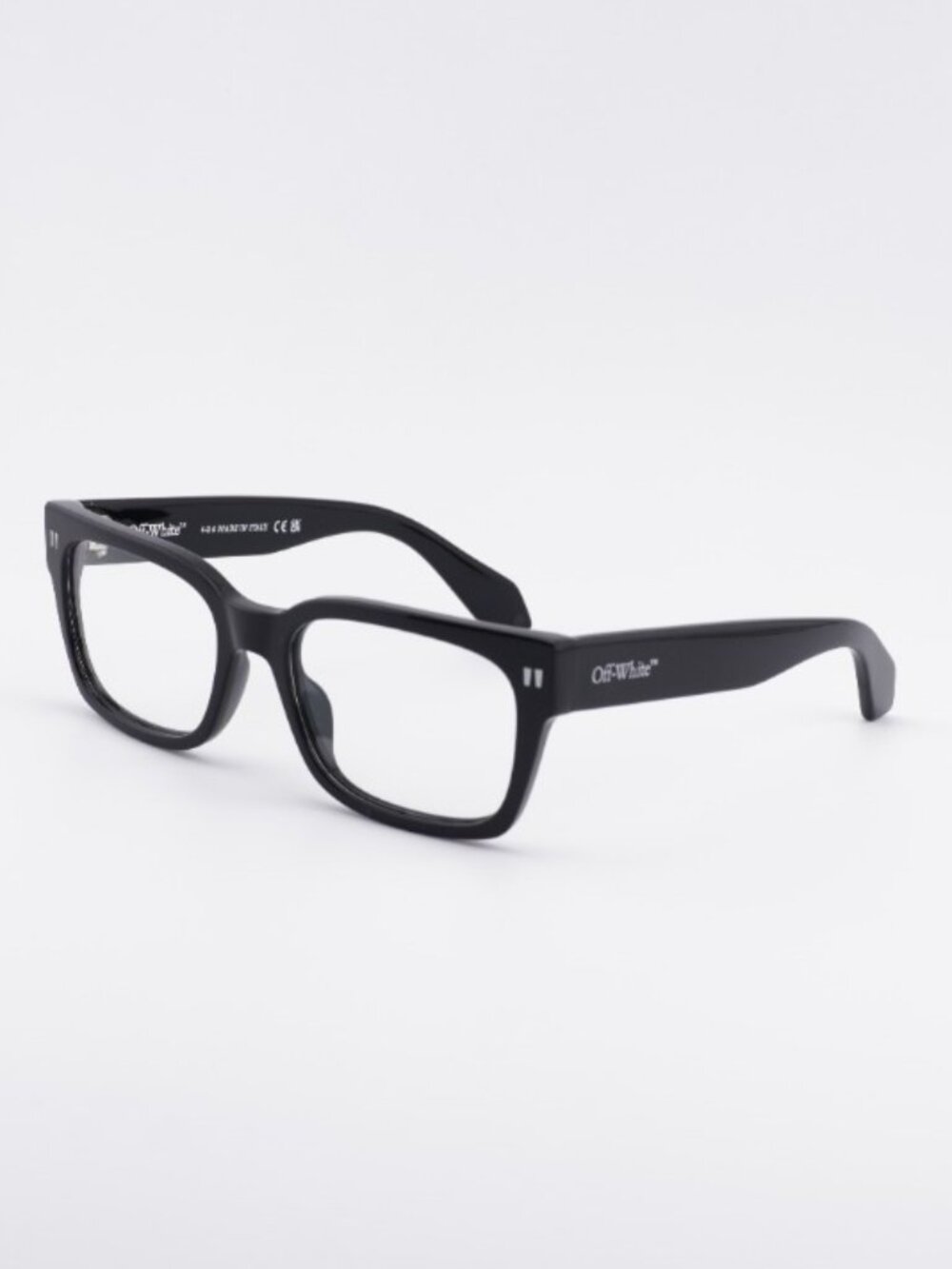 Off-White OERJ053 STYLE 53 1100 Eyeglasses Black 55mm Rectangle Frame